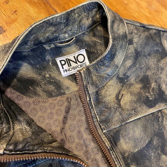 GIULIO Camo Leather Jacket - Picture 4 of 6
